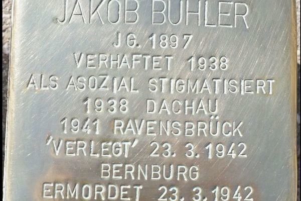 Stolperstein Jakob Bhler