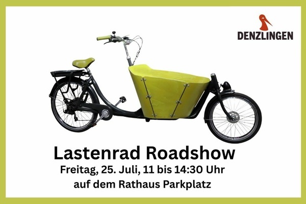 Lastenrad, Denzlinger, Logo, schwarze Schrift auf weißem Untergrund Lastenrad, Denzlinger, Logo, schwarze Schrift auf weißem Untergrund